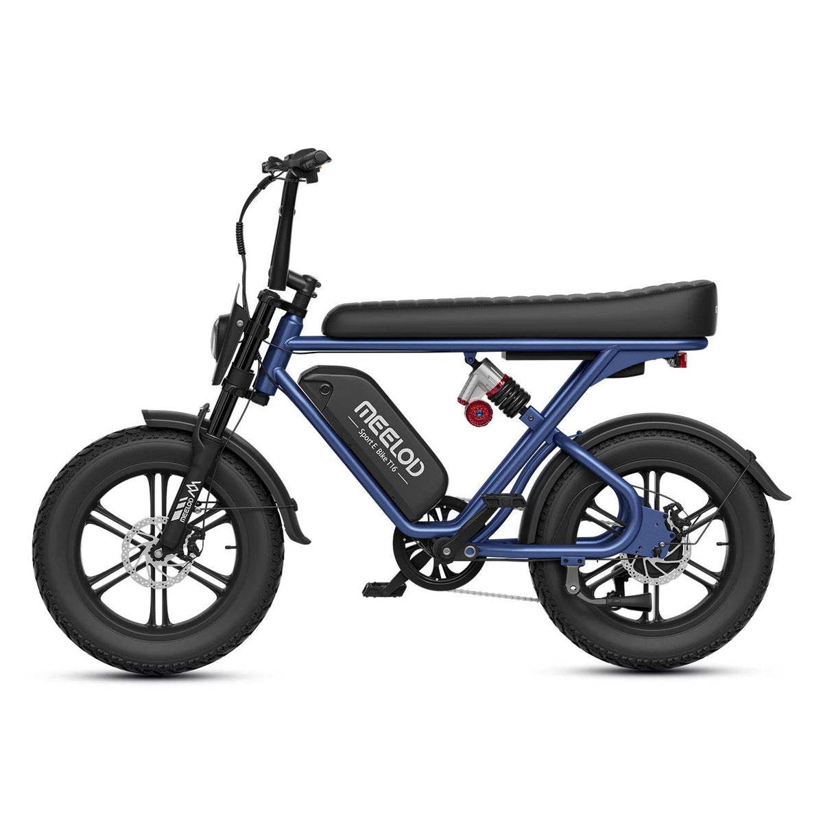 MEELOD T16 Moped Style Ebike – Bluetooth, RGB Lights & NFC Unlock - ridemart