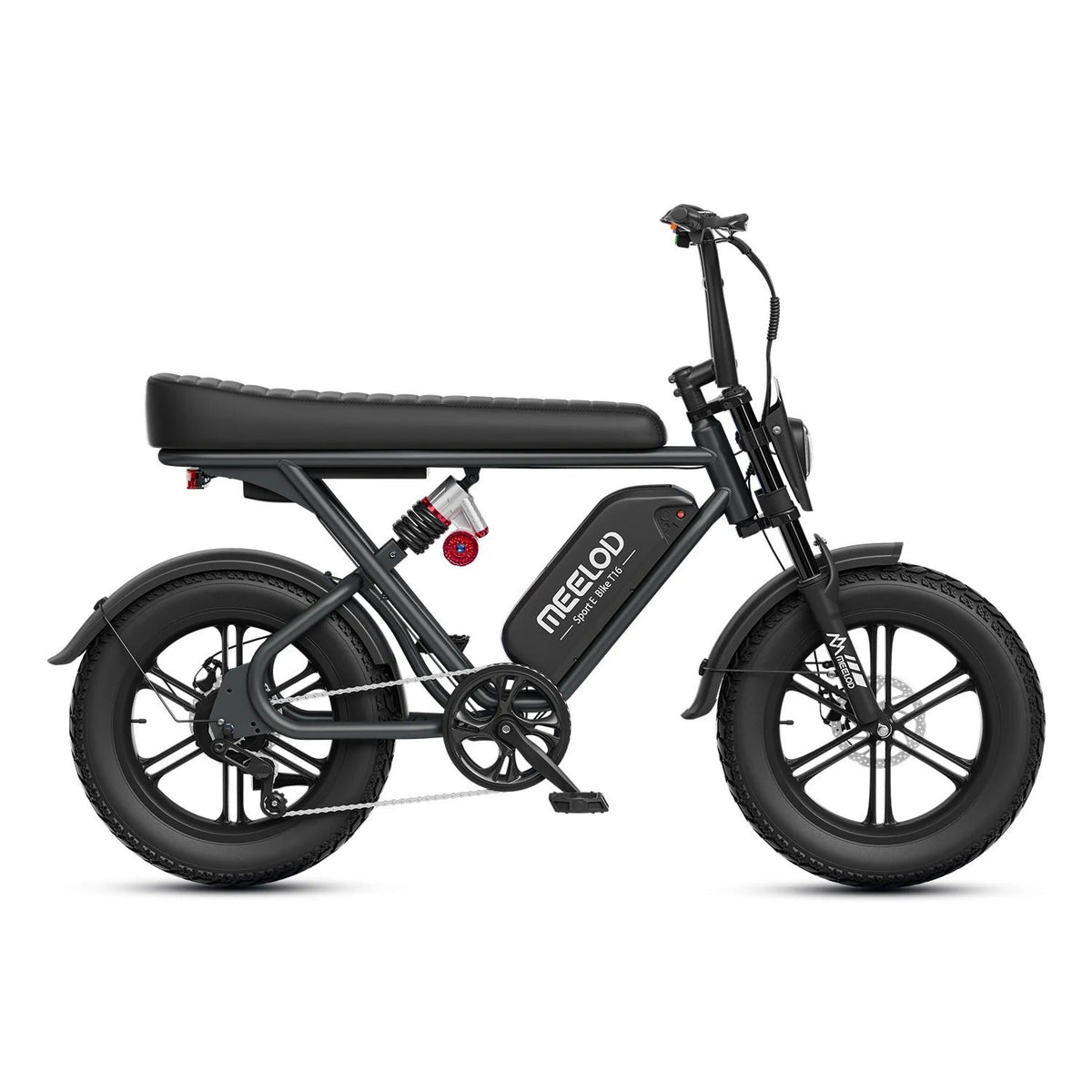 MEELOD T16 Moped Style Ebike – Bluetooth, RGB Lights & NFC Unlock - ridemart