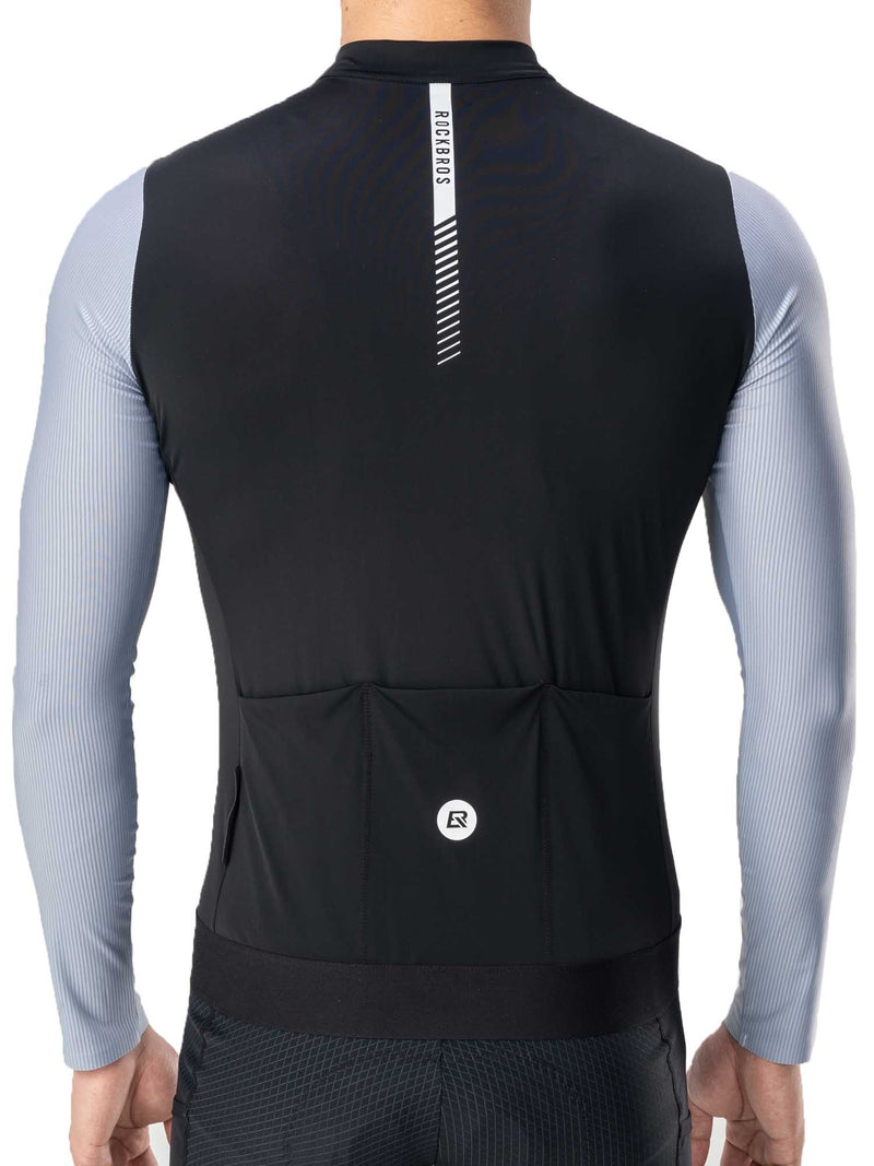 Men's Breathable Long-Sleeve Cycling Jersey-8