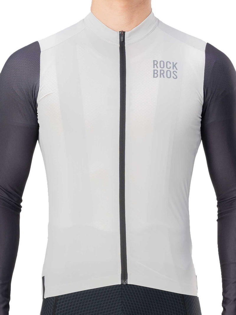 Men's Breathable Long-Sleeve Cycling Jersey-2