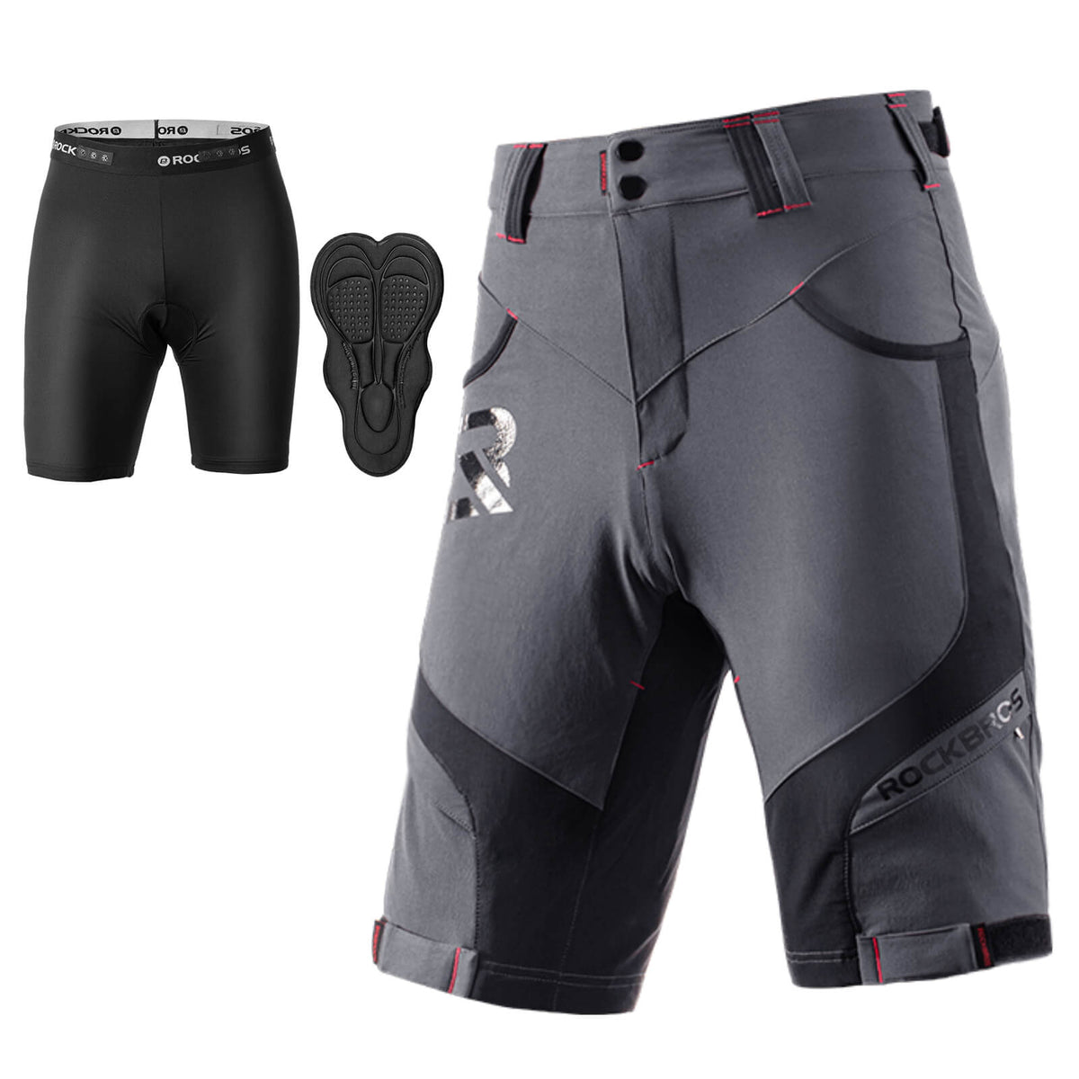 Men's MTB Shorts with Detachable 4D Padded Liner - ridemart