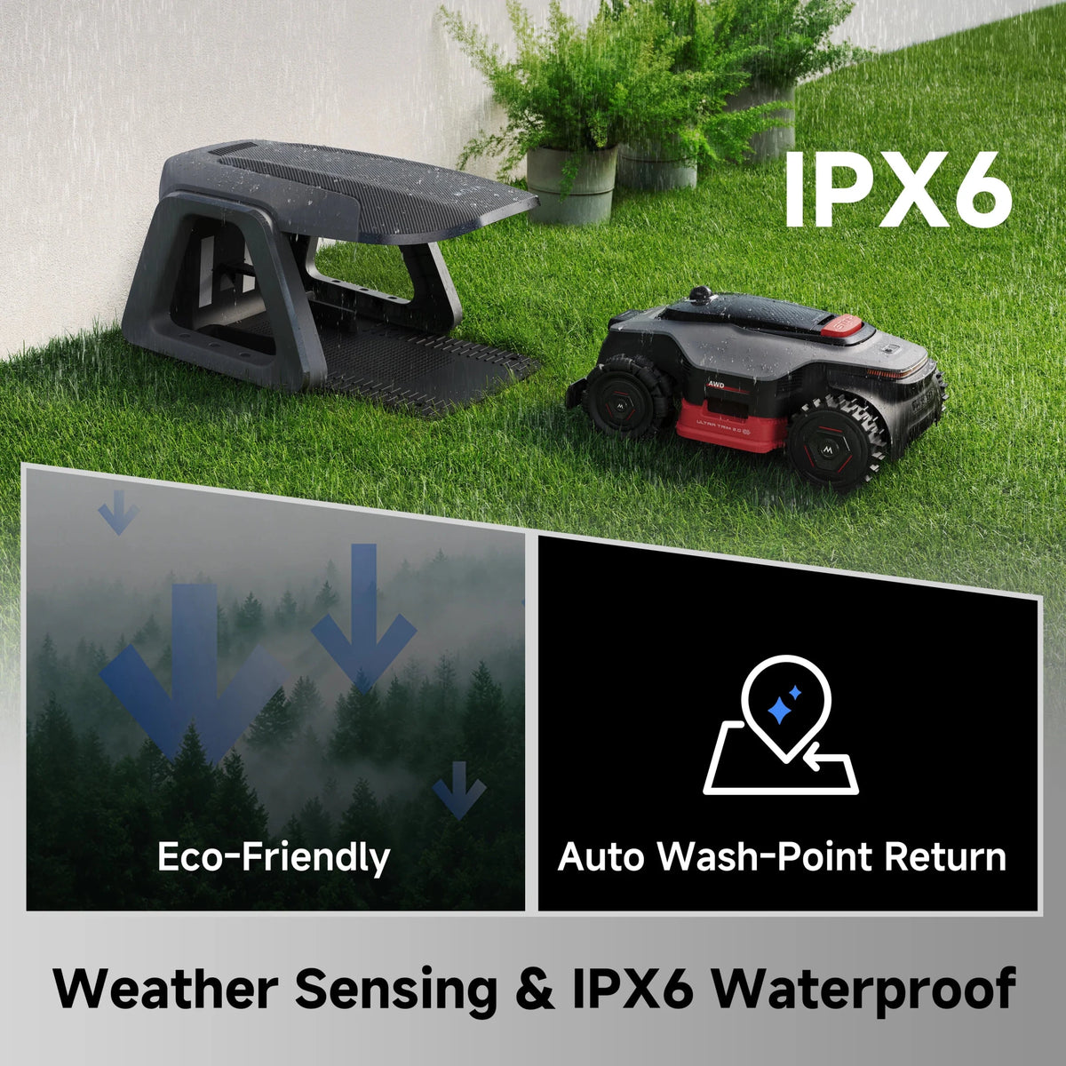 MOVA Lidax Ultra 3000 AWD Robotic Lawn Mower | 0.75 acre - ridemart