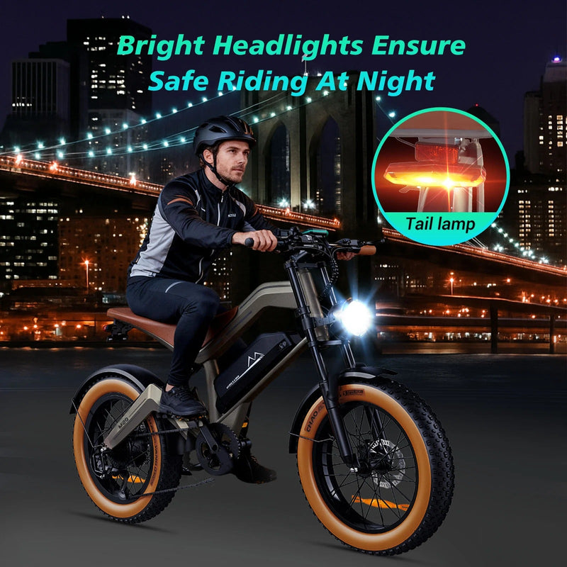 NEW DYU M20 Lite All-Terrain Long-Range Electric Bike - ridemart