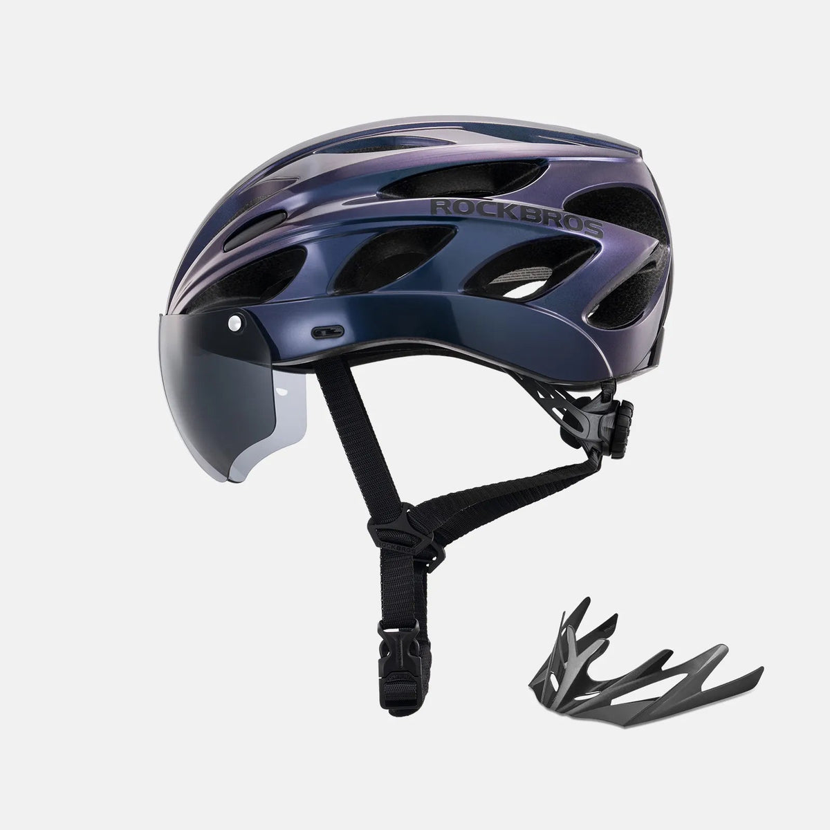 Pottier Bike Helmet with Visor and Goggles - ridemart