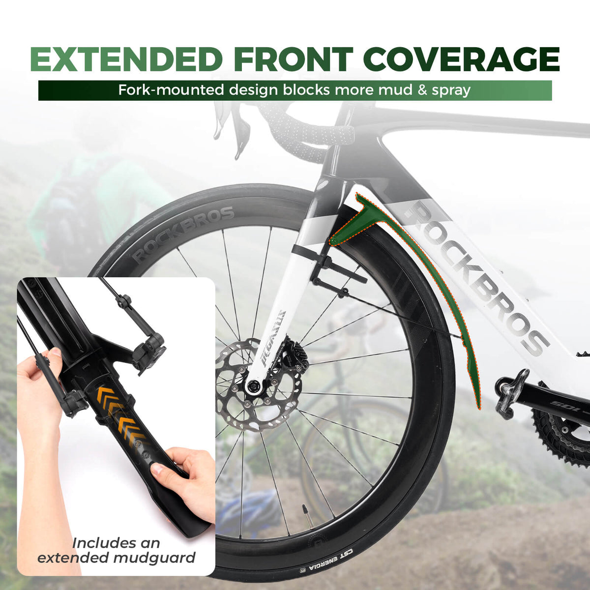 Quick Release Front & Rear Bike Fenders - ridemart