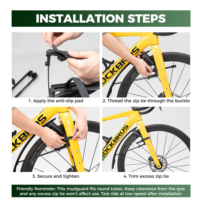 Quick Release Front & Rear Bike Fenders-8