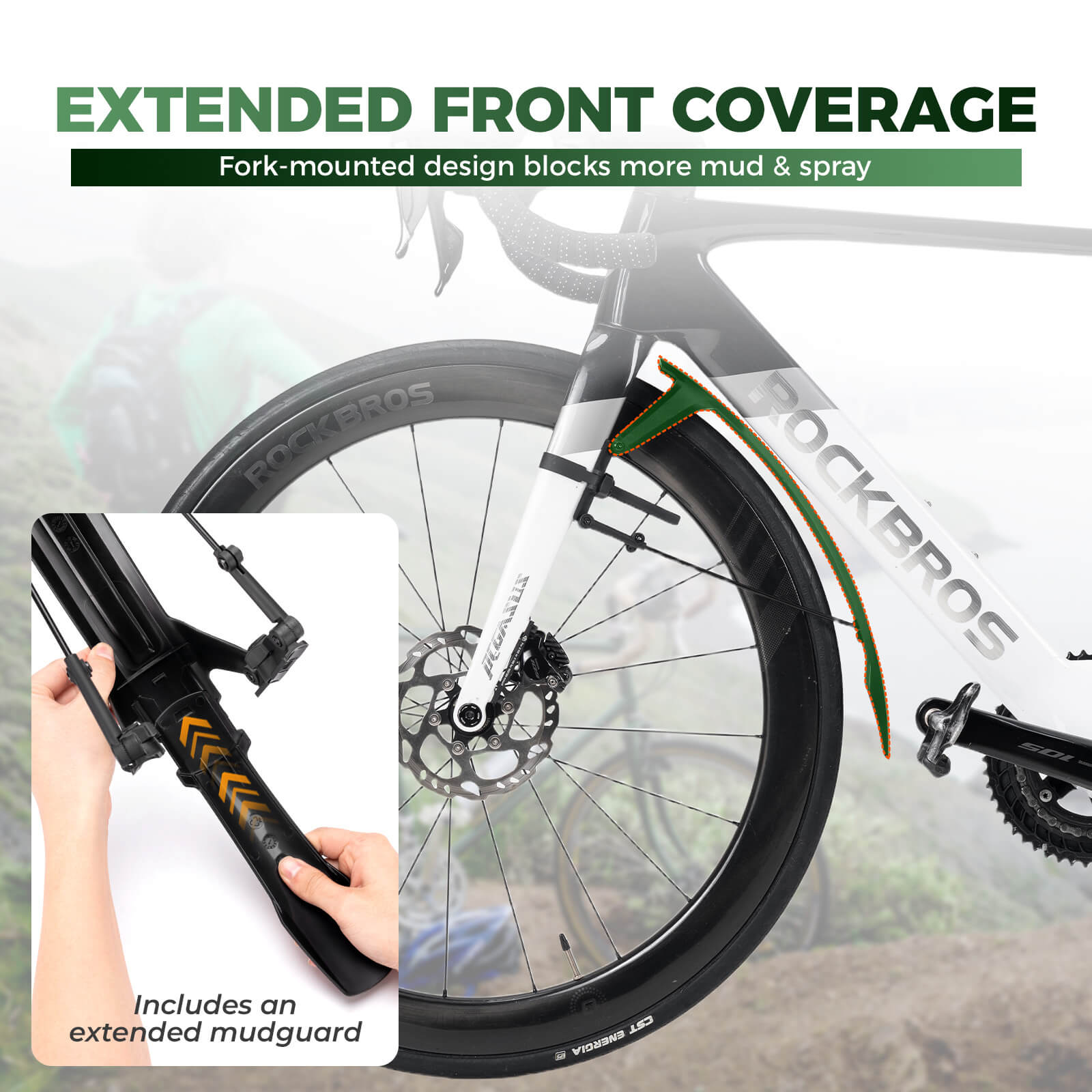 Quick Release Front & Rear Bike Fenders-7