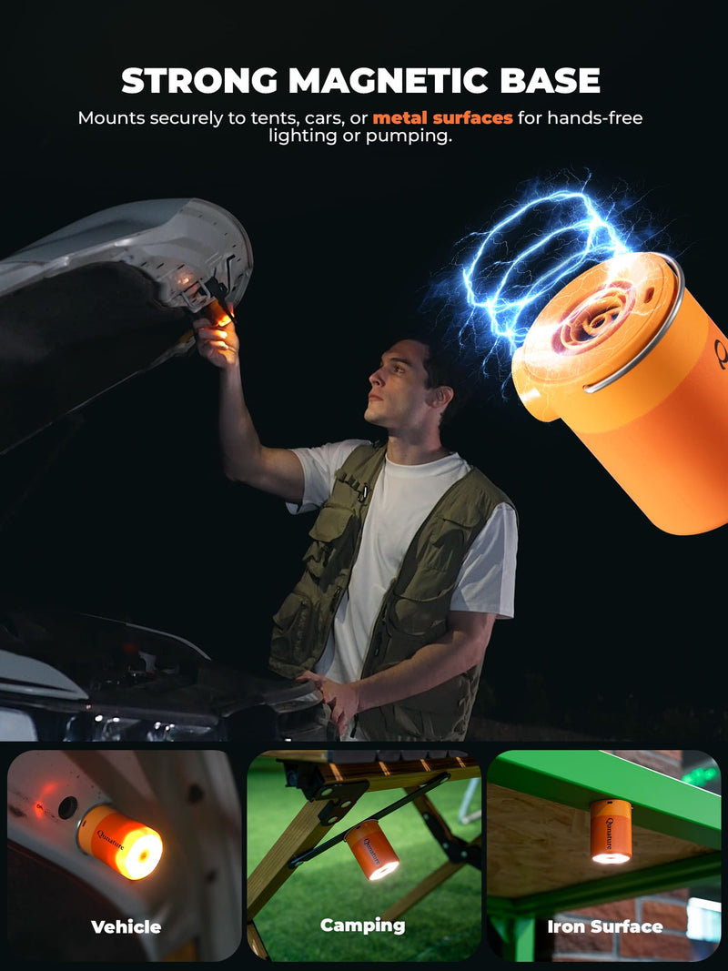 Qunature Mini Electric Air Pump for Camping & Outdoor Gear-25