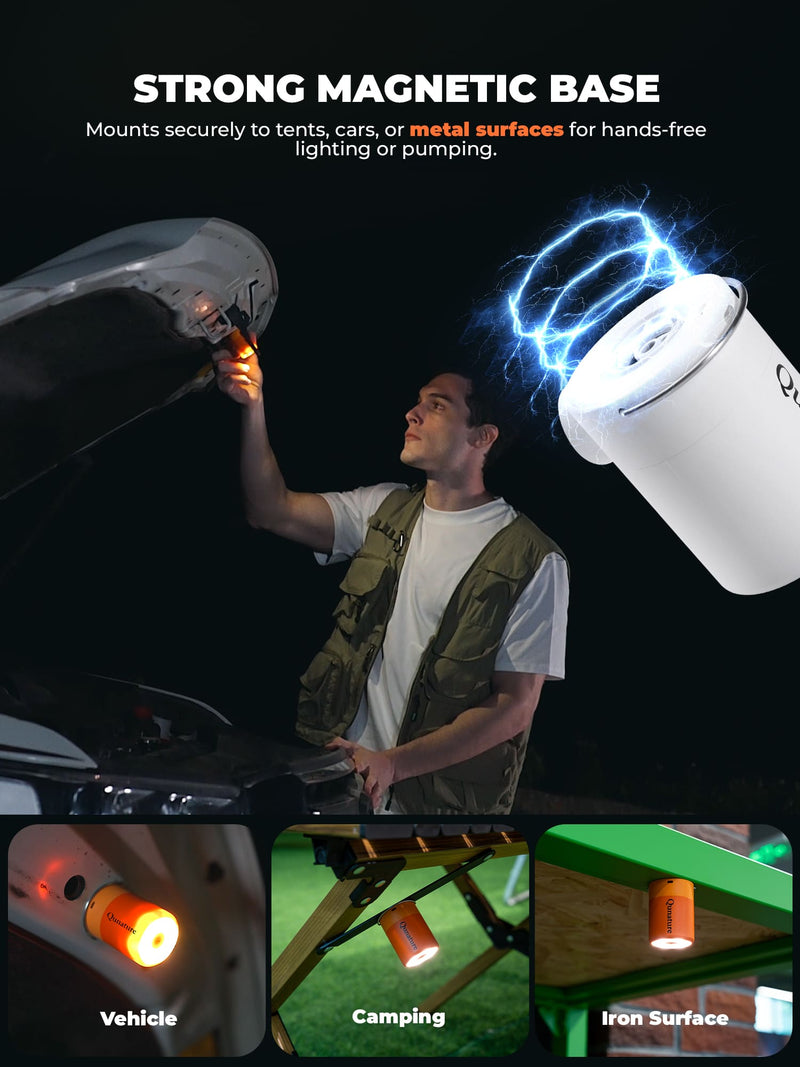 Qunature Mini Electric Air Pump for Camping & Outdoor Gear-27
