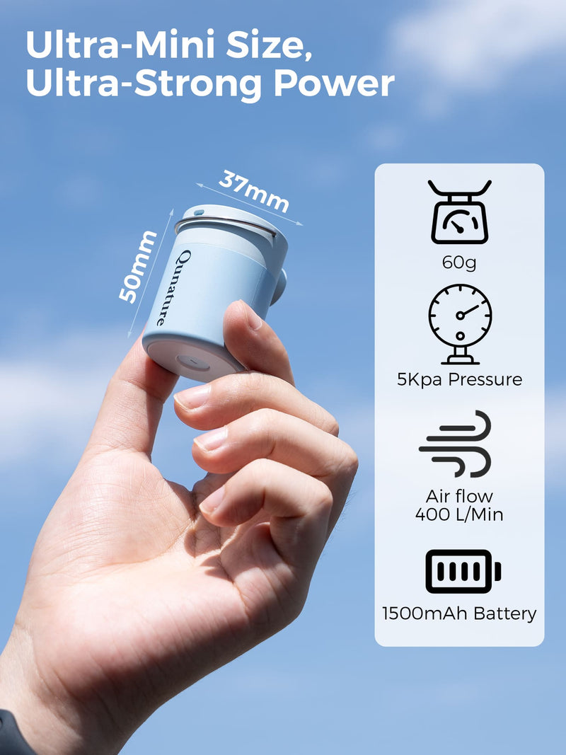 Qunature Mini Electric Air Pump for Camping & Outdoor Gear-21