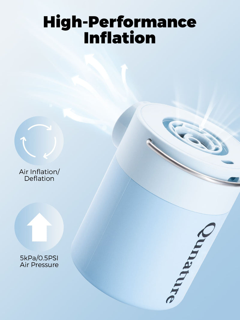 Qunature Mini Electric Air Pump for Camping & Outdoor Gear-17
