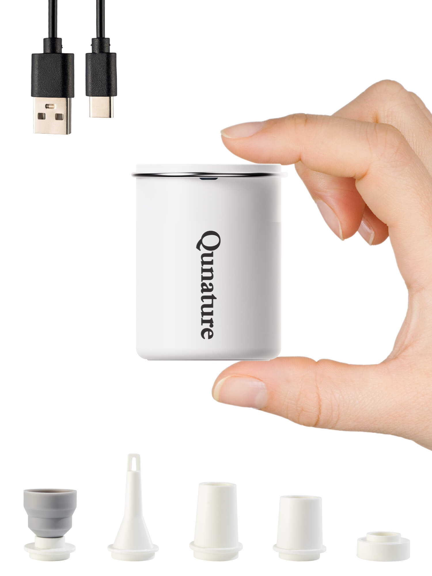 Qunature Mini Electric Air Pump for Camping & Outdoor Gear-12