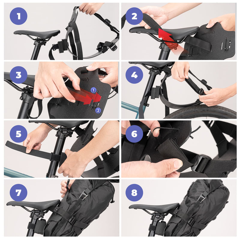 Bikepacking Rear Saddle Bag Support Mount-7