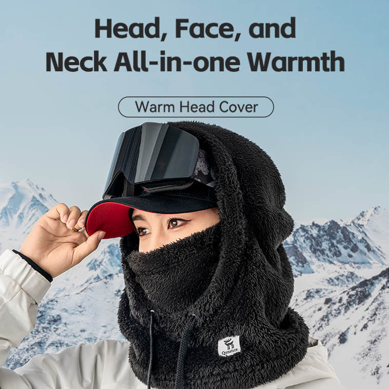 Qunature Fleece Balaclava Hood-8