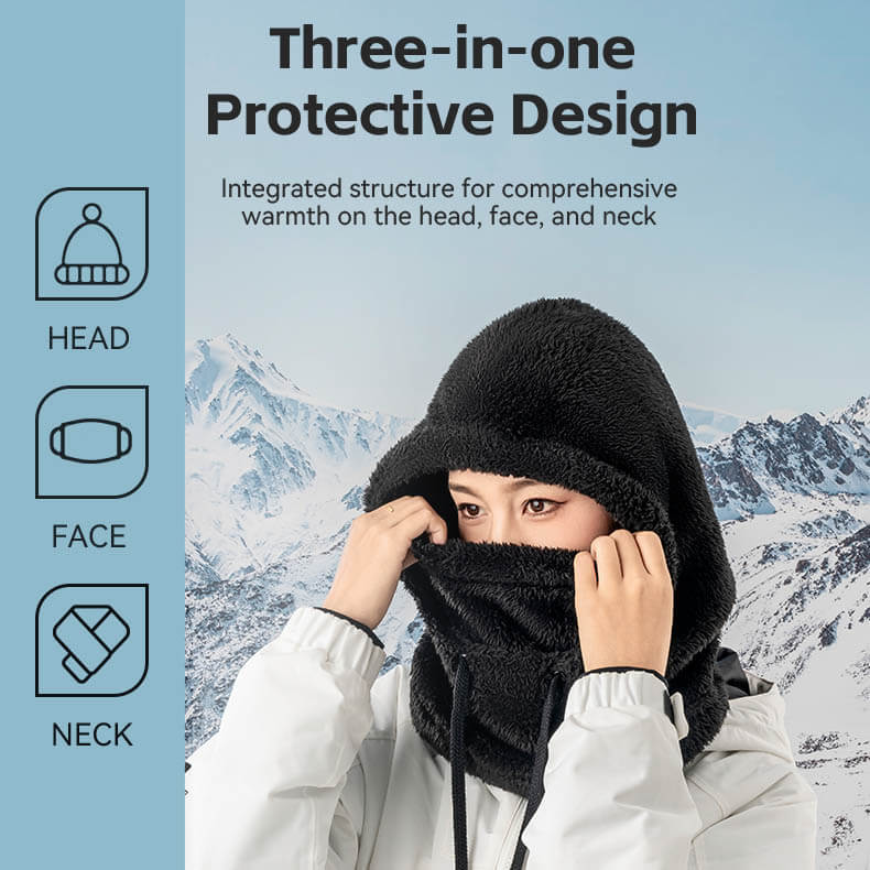 Qunature Fleece Balaclava Hood-9