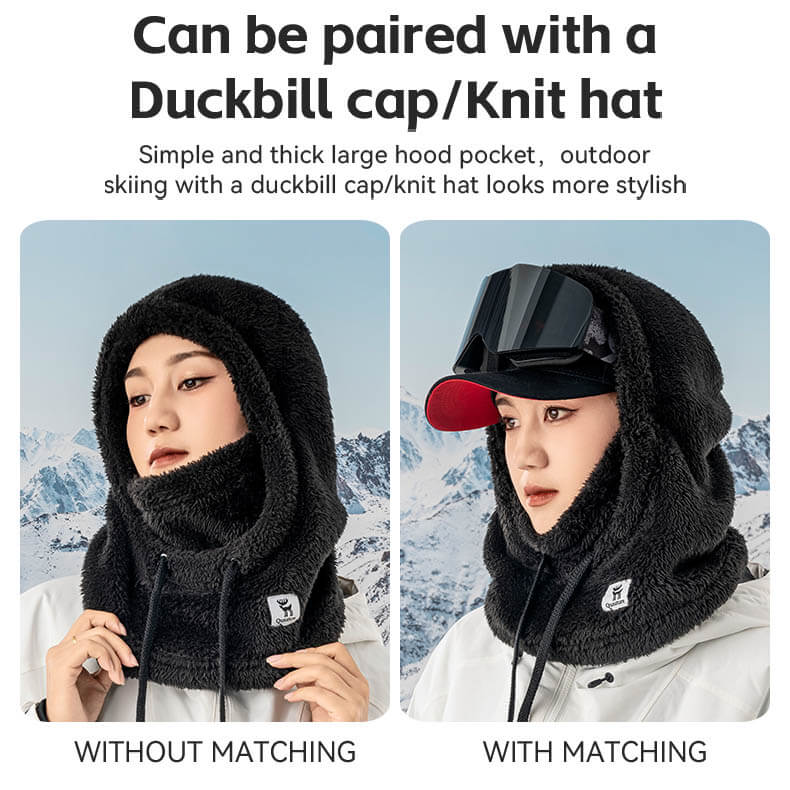 Qunature Fleece Balaclava Hood-10