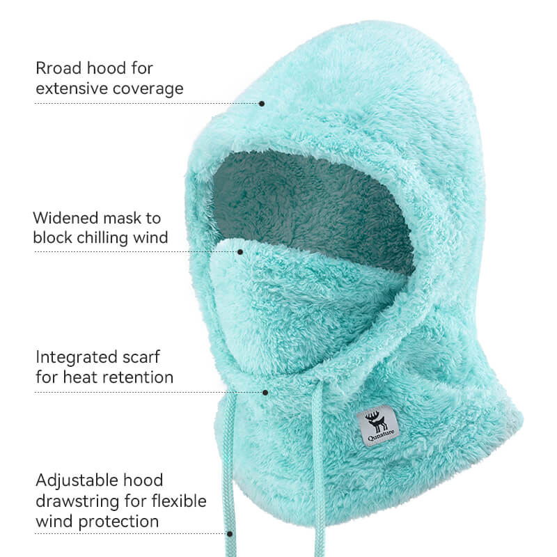 Qunature Fleece Balaclava Hood-7