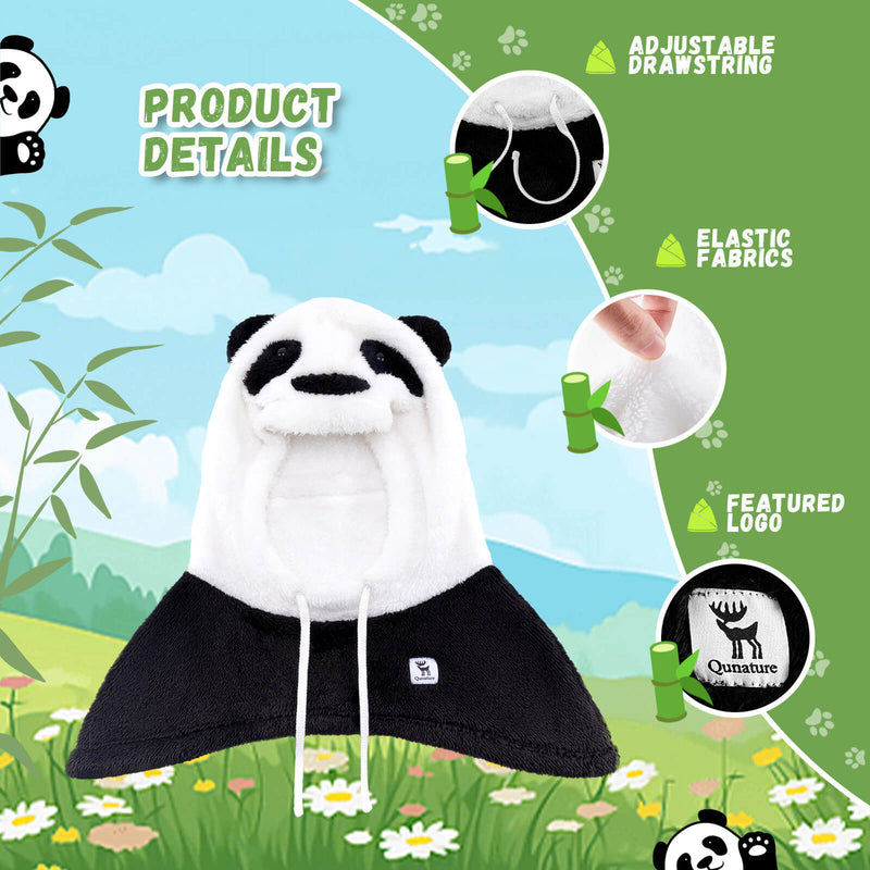 Qunature Panda Head Cover for Kids and Adults-3