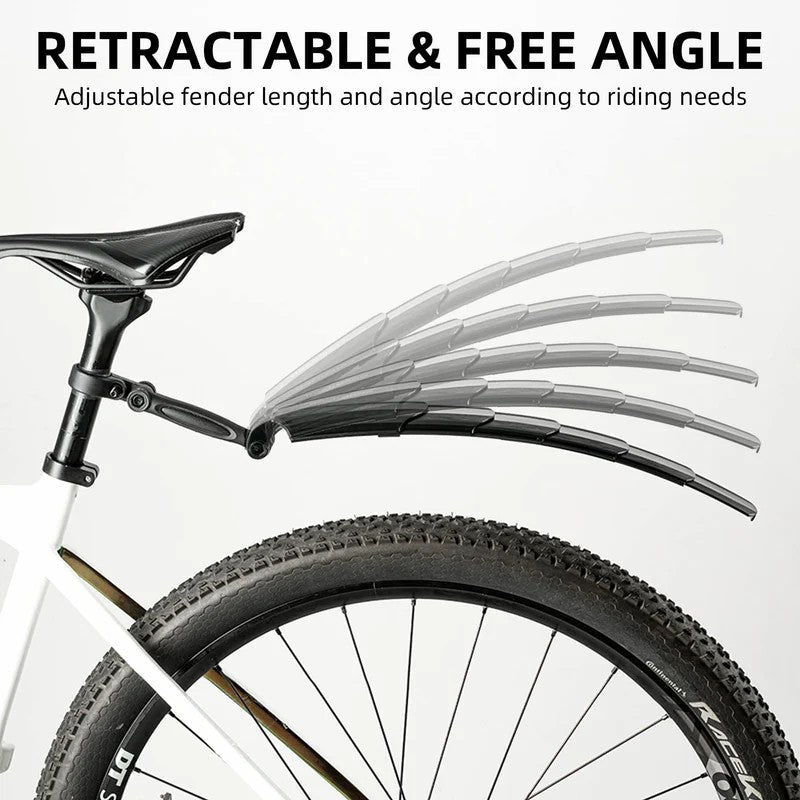 Retractable Front & Rear Bike Fender-4