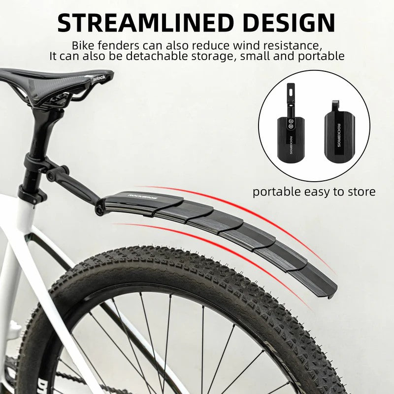 Retractable Front & Rear Bike Fender-5