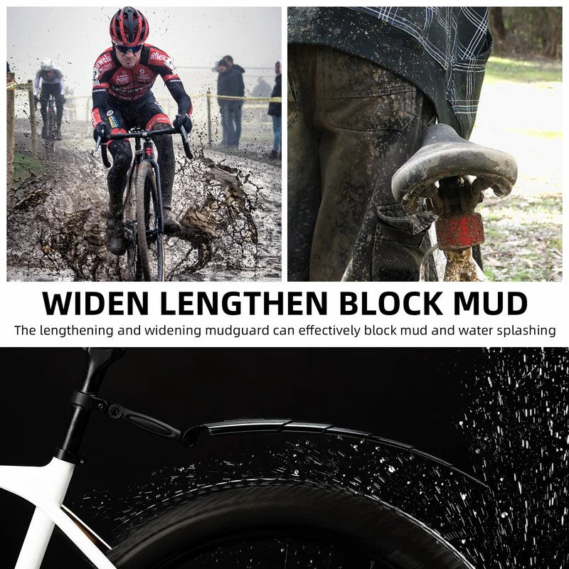 Retractable Front & Rear Bike Fender-6