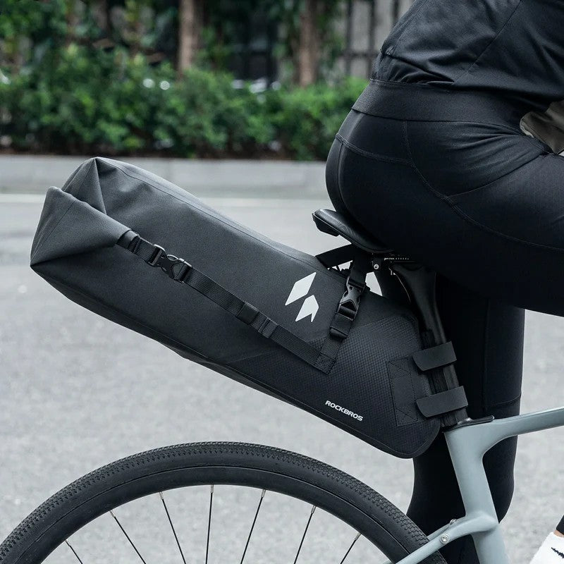 RideMate Waterproof Bike Tail Bag - 13L-5