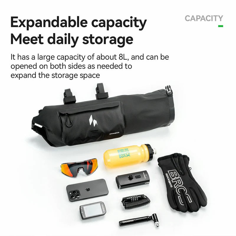 RideMate Bike Front Handlebar Bag - 8L-3