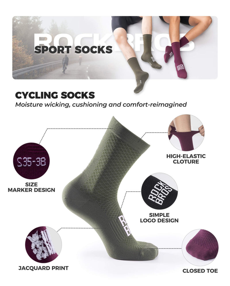 ROAD-TO-SKY Breathable Cycling Socks - ridemart
