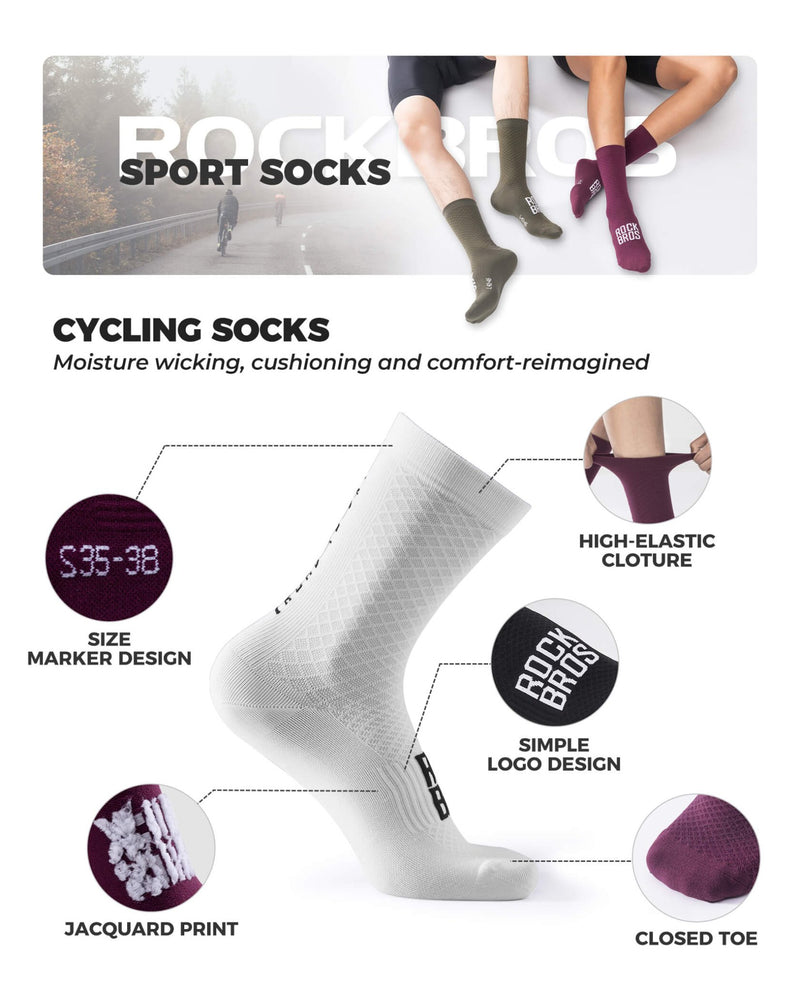 ROAD-TO-SKY Breathable Cycling Socks - ridemart