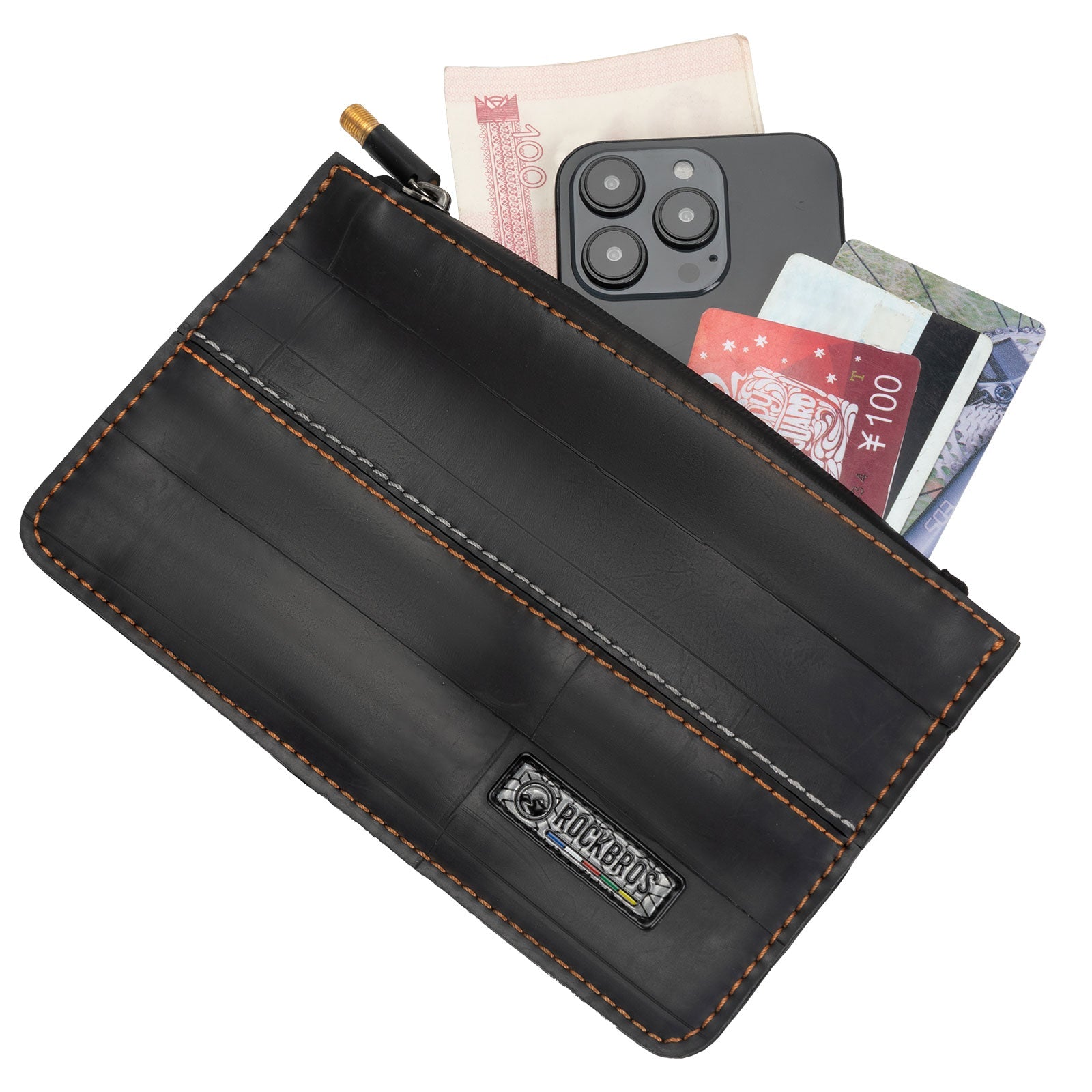 ROAD TO SKY Recycled Tire Bike Wallet - 0.7L