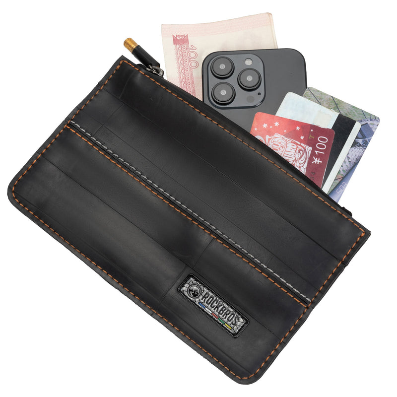 ROAD TO SKY Recycled Tire Bike Wallet - 0.7L-1