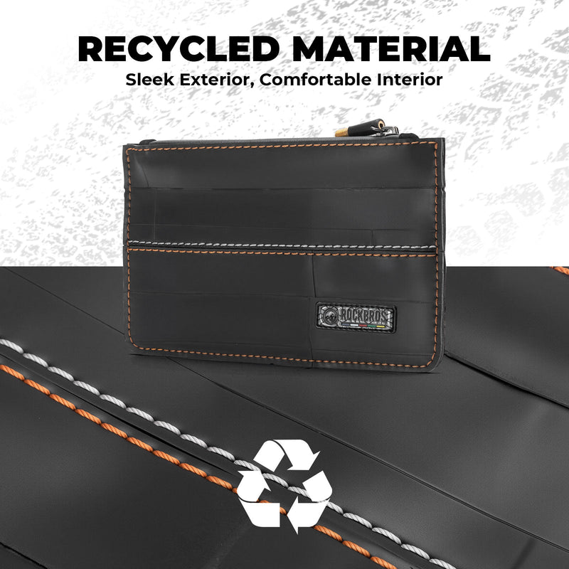 ROAD TO SKY Recycled Tire Bike Wallet - 0.7L-5