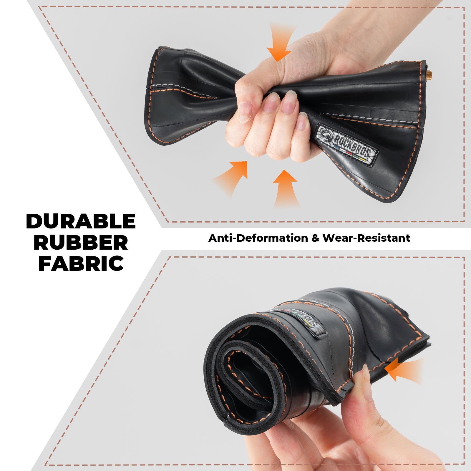 ROAD TO SKY Recycled Tire Bike Wallet - 0.7L-8