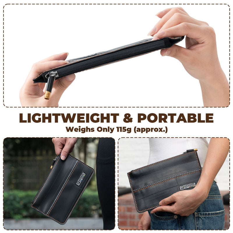 ROAD TO SKY Recycled Tire Bike Wallet - 0.7L - ridemart