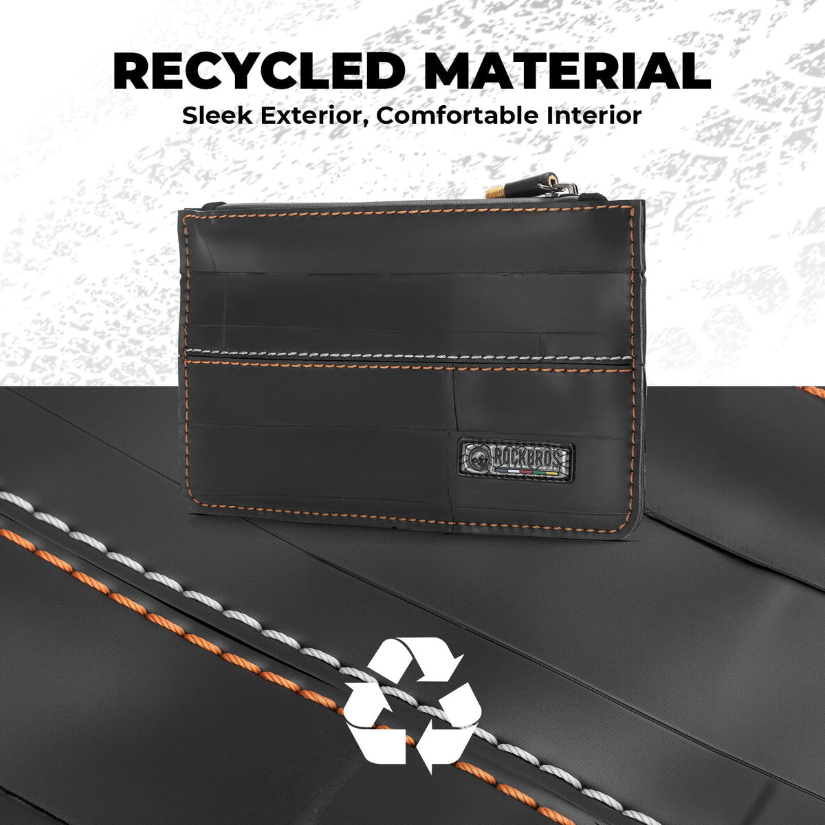 ROAD TO SKY Recycled Tire Bike Wallet - 0.7L - ridemart