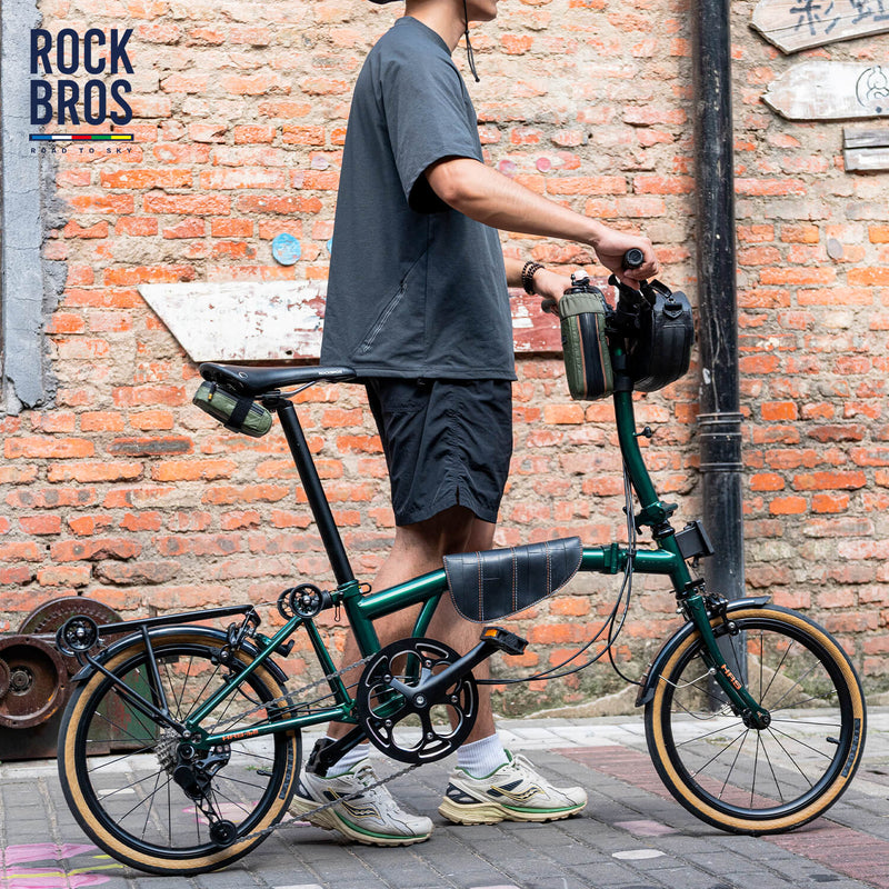 ROAD TO SKY Recycled Tire Bike Frame Bag - 0.5L-9