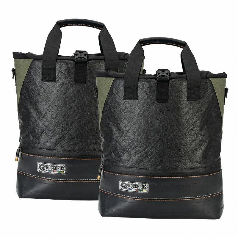 ROAD TO SKY Recycled Tire Bike Panniers - 12L-2