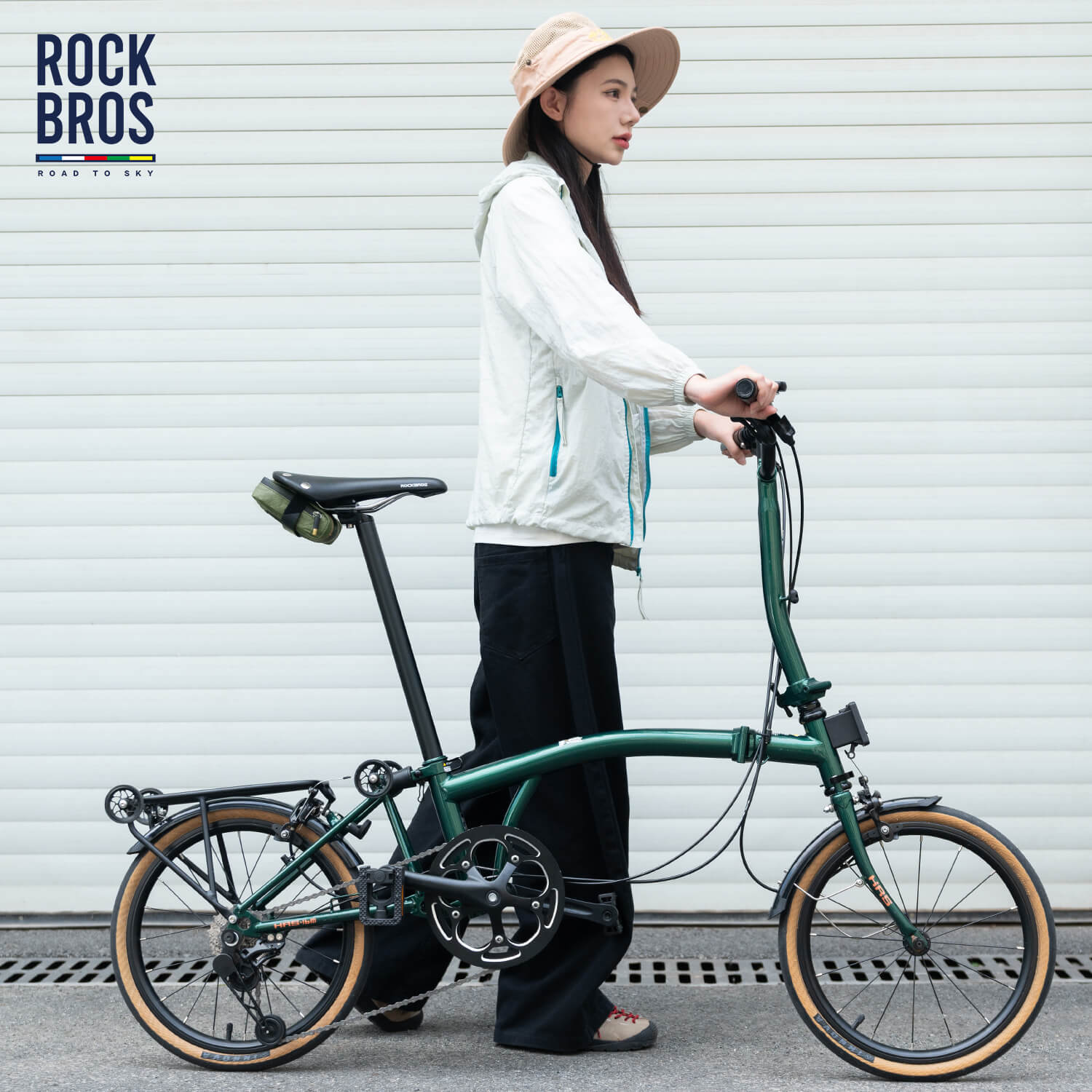 ROAD TO SKY Recycled Tire Mini Bike Saddle Bag - 0.4L-9