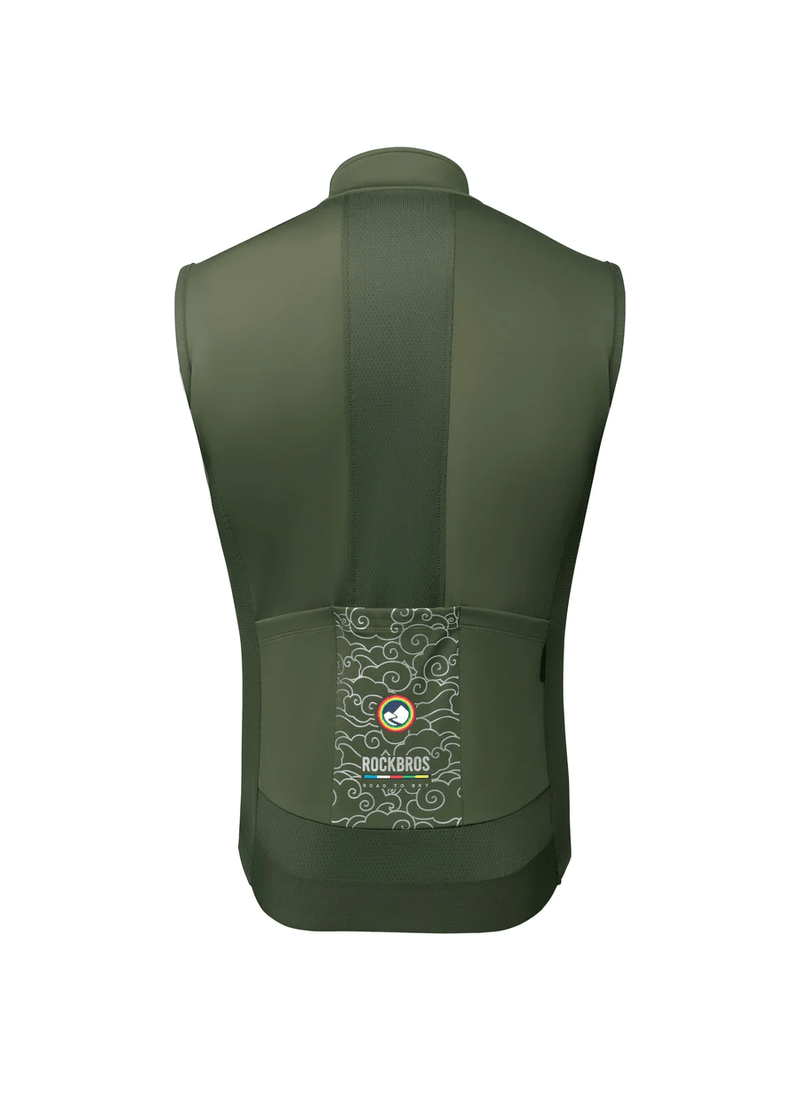 ROAD-TO-SKY Windproof Warm Cycling Vest - ridemart