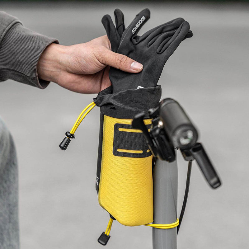 AS-162 100% Waterproof Bike Handlebar Bottle Bag-8