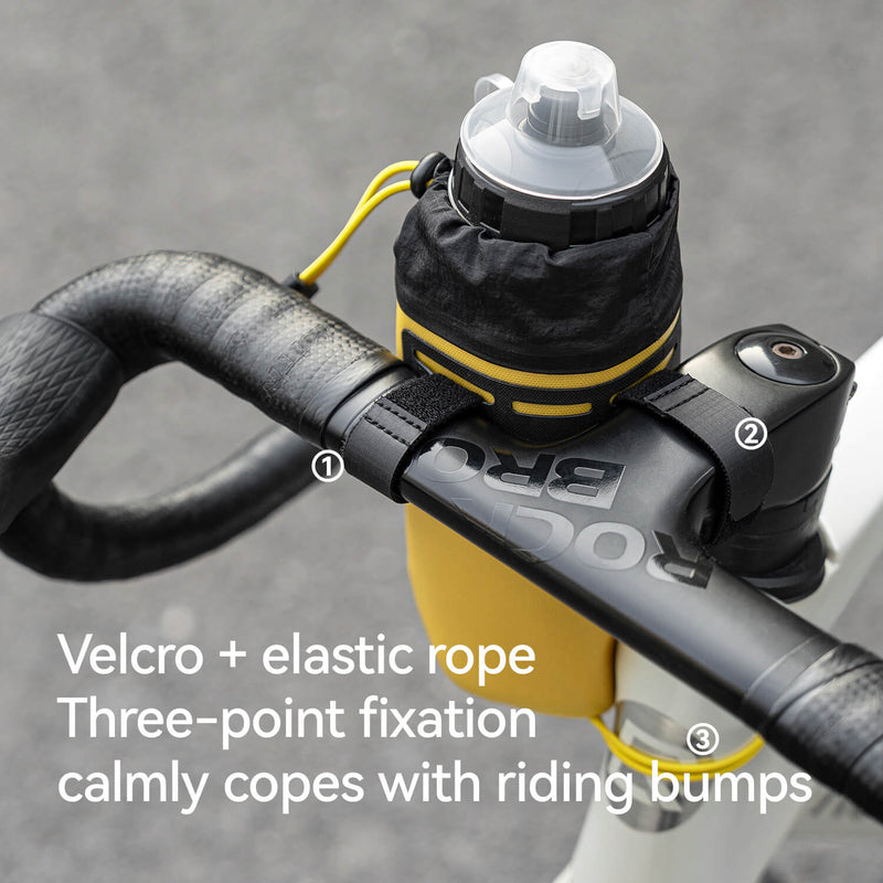 AS-162 100% Waterproof Bike Handlebar Bottle Bag-6