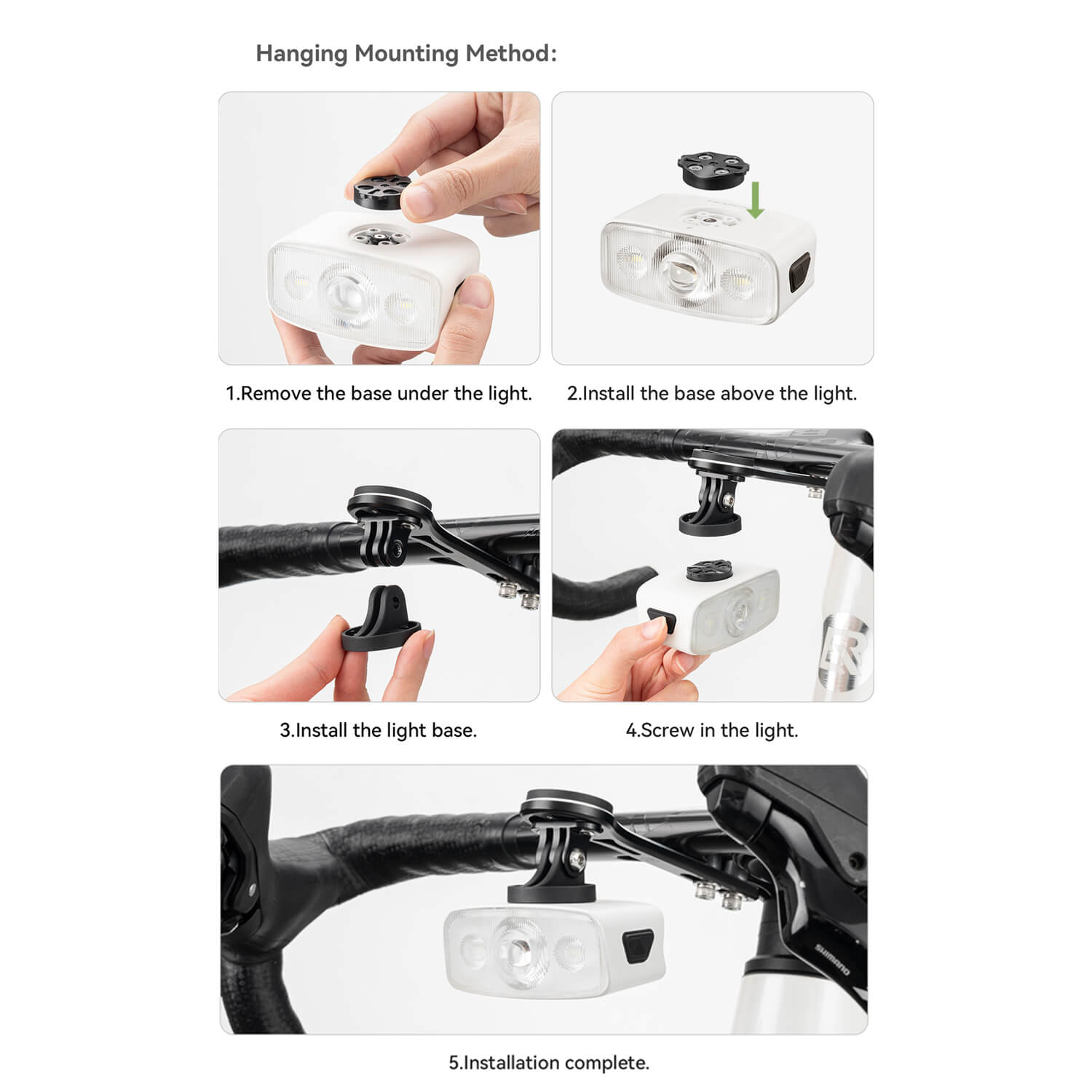 QC 1200LM Rechargeable Bike Headlight-13