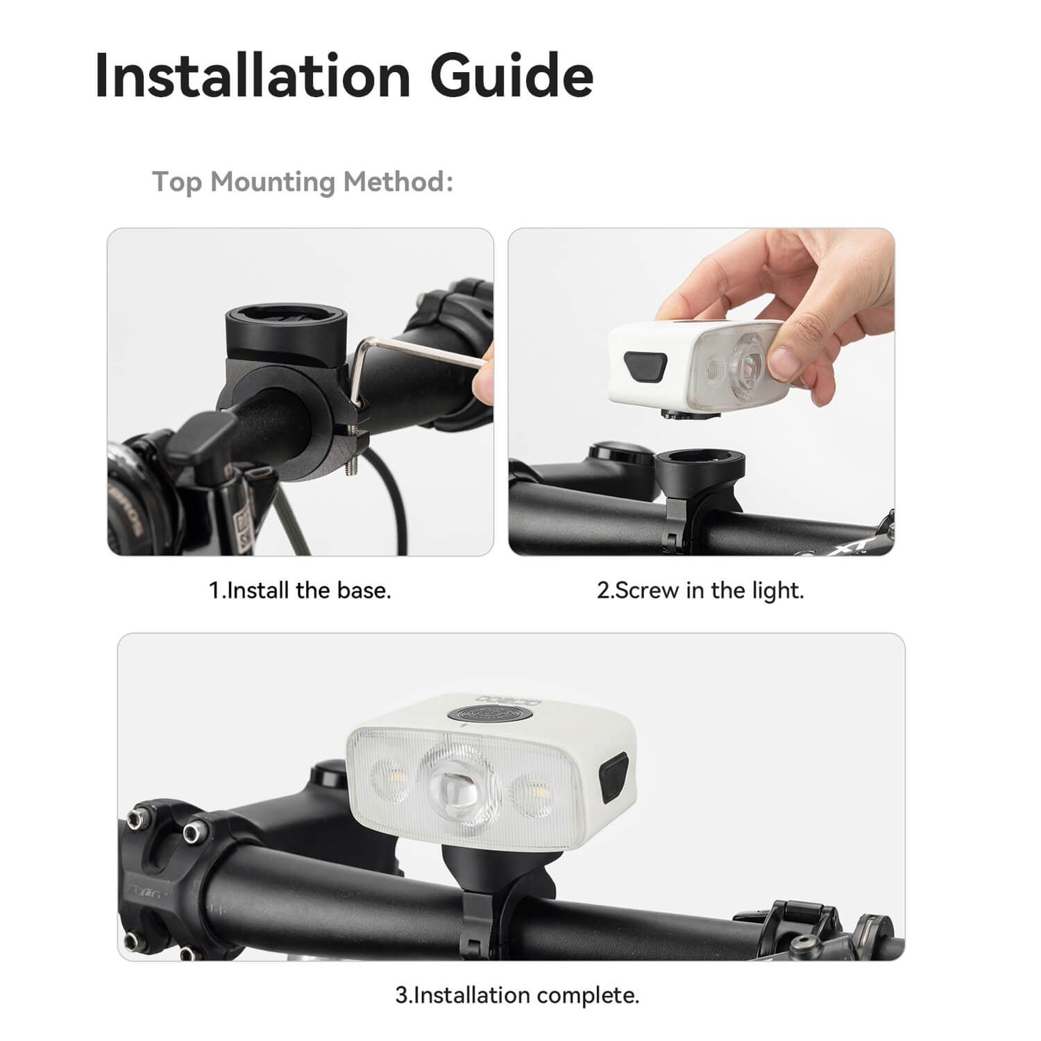 QC 1200LM Rechargeable Bike Headlight-12