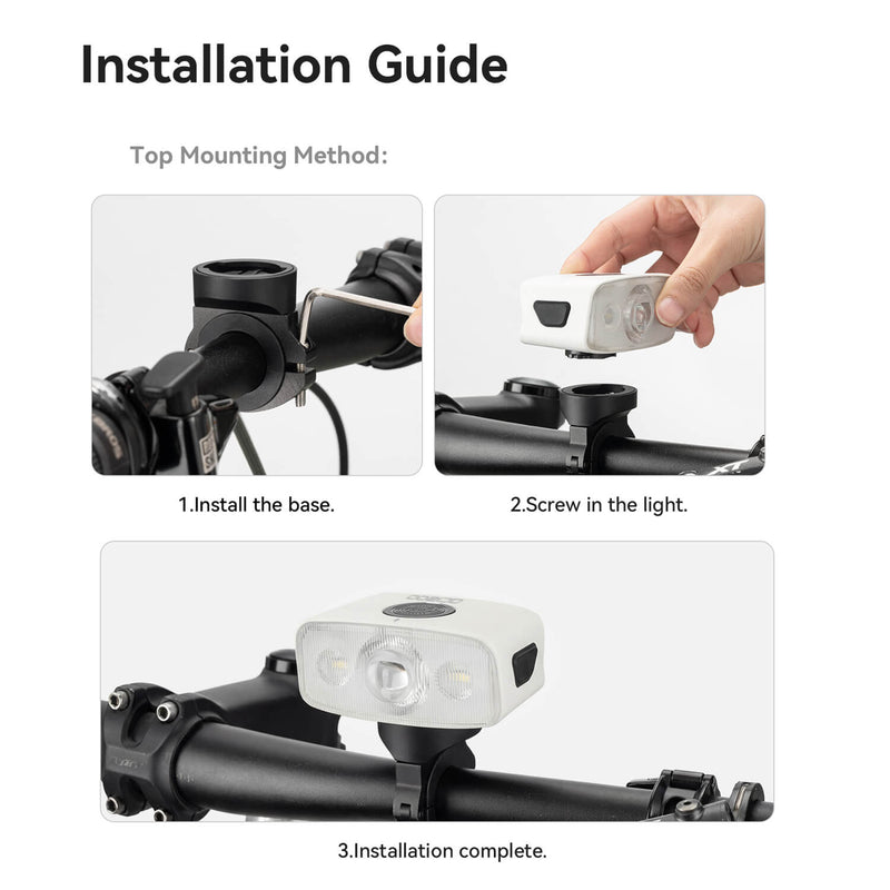 QC 1200LM Rechargeable Bike Headlight-12