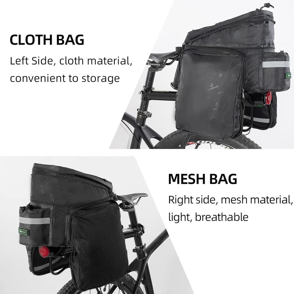 Large Capacity Durable Bike Trunk Bag 13L–25L-4