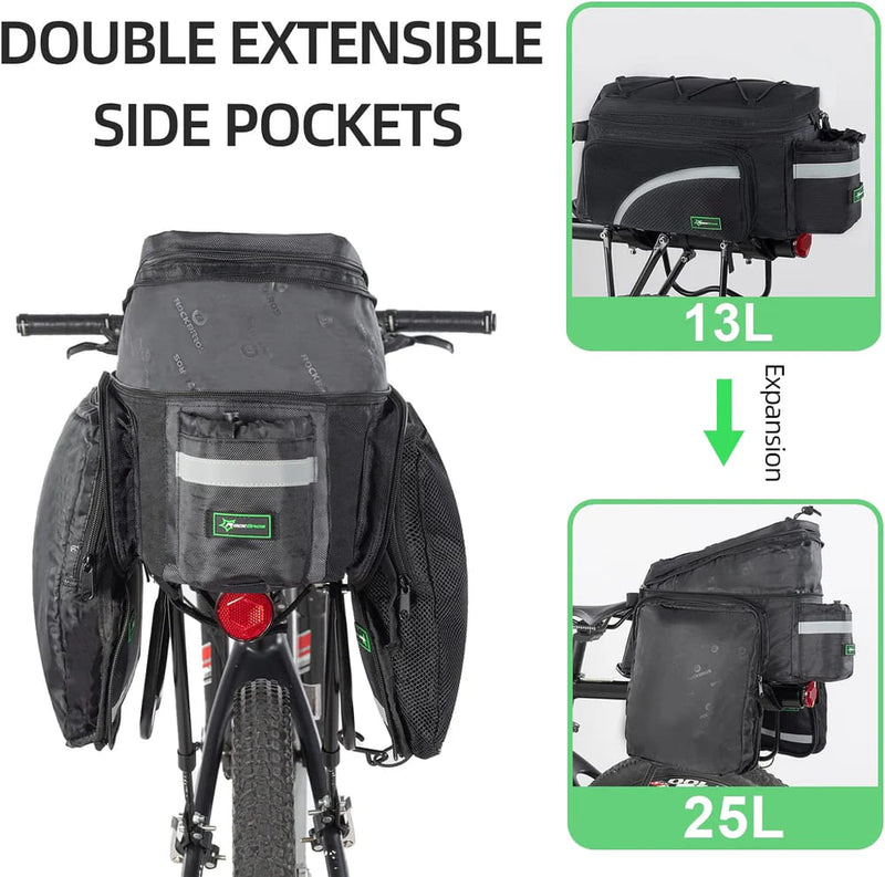Large Capacity Durable Bike Trunk Bag 13L–25L-5