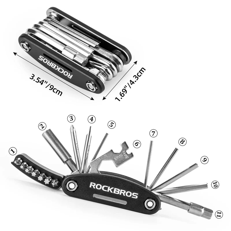 16-in-1 Foldable Bike Repair Tool Kit-2