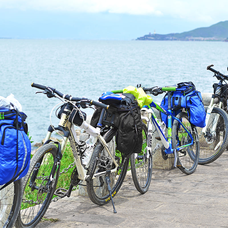 Multifunctional Bicycle Rack Bag - 17-35L-7