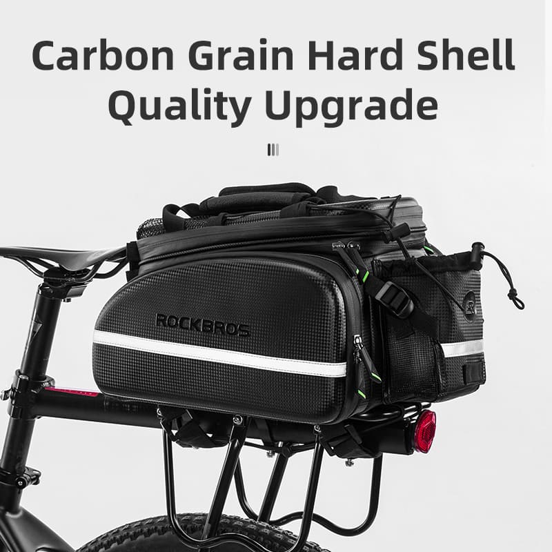 Multifunctional Bicycle Rack Bag - 17-35L-4