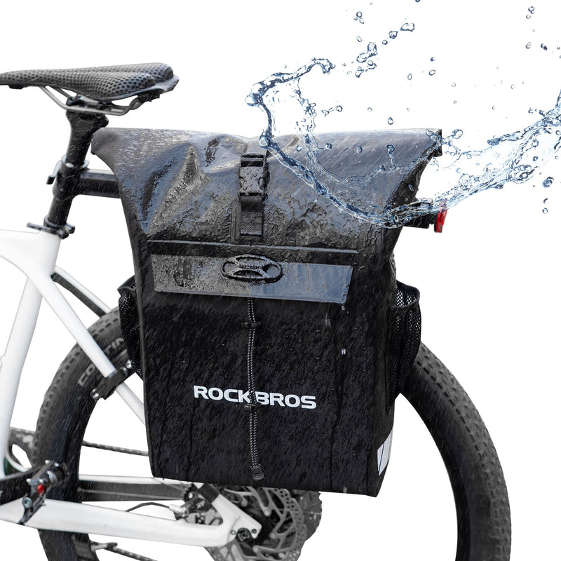 2-in-1 Bicycle Rear Rack Bag Backpack - 18L-1